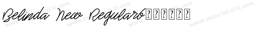 Belinda New Regularb字体转换